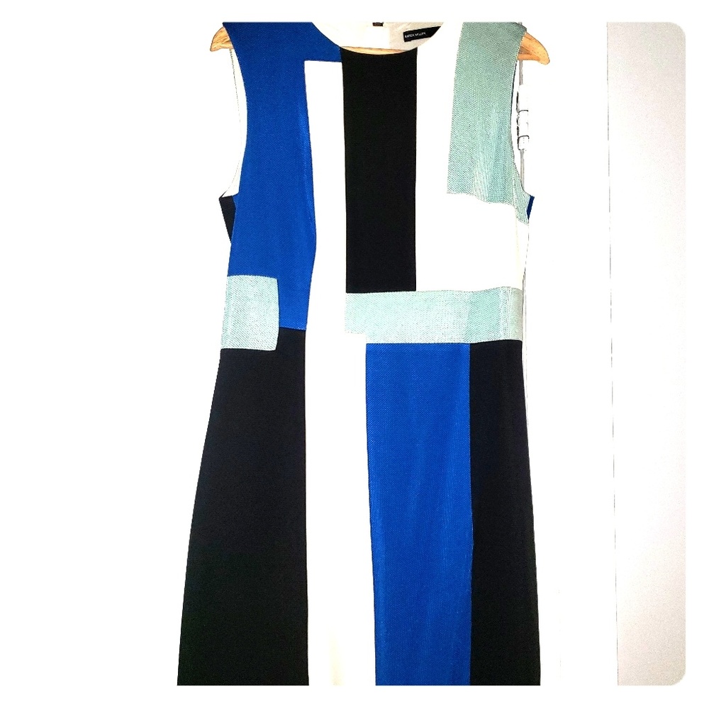 Karen Millen Modern Blue Retro Dress